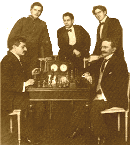 Finali�ci turnieju w Petersburgu 1914