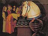 Ilustracja polskiego wydania "Szachownicy flamandzkiej" A. Perez-Revertea (2000)
