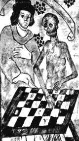 Rys. 5  Śmierć gra z człowiekiem w szachy